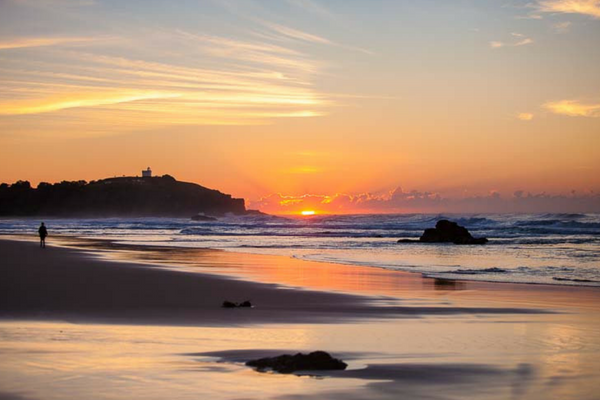 Sunrise at Lighthouse Beach