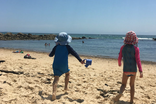 Kids at Shelly Beach