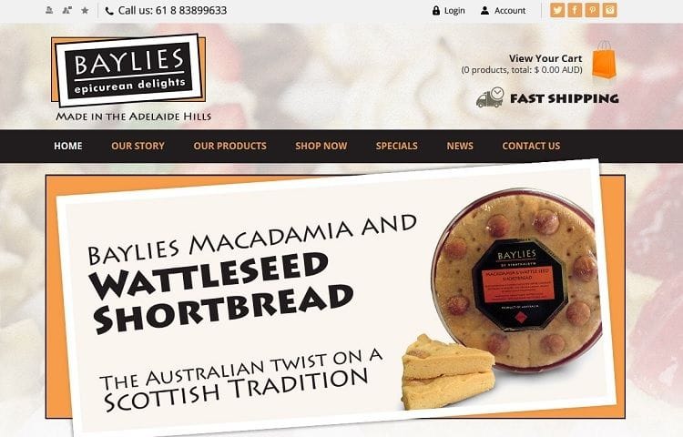 New Website Launched for Baylies Delights