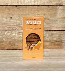 Baylies Premium Toffee & Orange Biscuits 150g