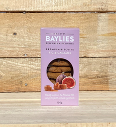 Baylies Premium Fig & Caramel Biscuits 150g