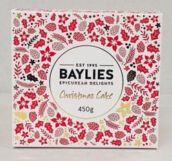 Baylies Christmas Cake Gift Boxed 450g