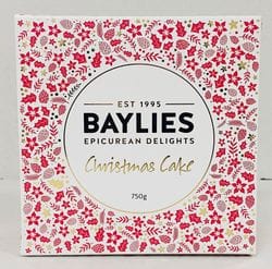 Baylies Christmas Cake Gift Boxed 750g