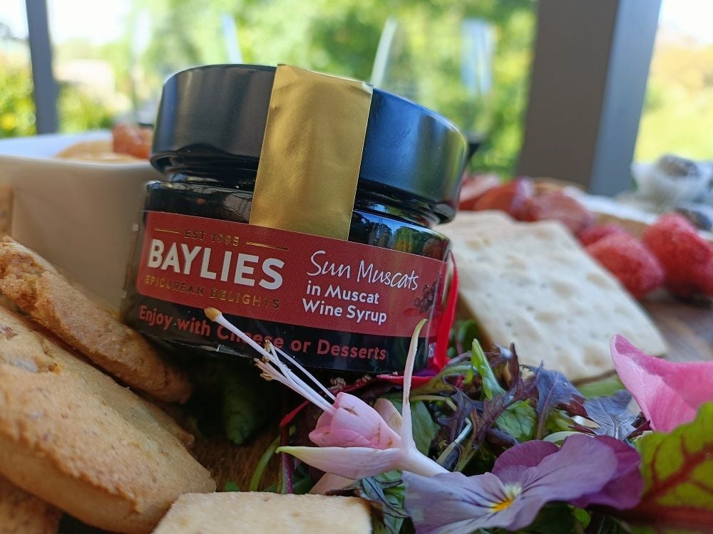 Baylies Sun Muscats in Muscat Wine Syrup 160g