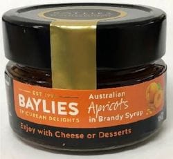 Baylies Australian Apricots in Brandy Syrup 160g