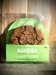 Baylies Premium Chocolate & Mint Biscuits 60g (Pk 12)