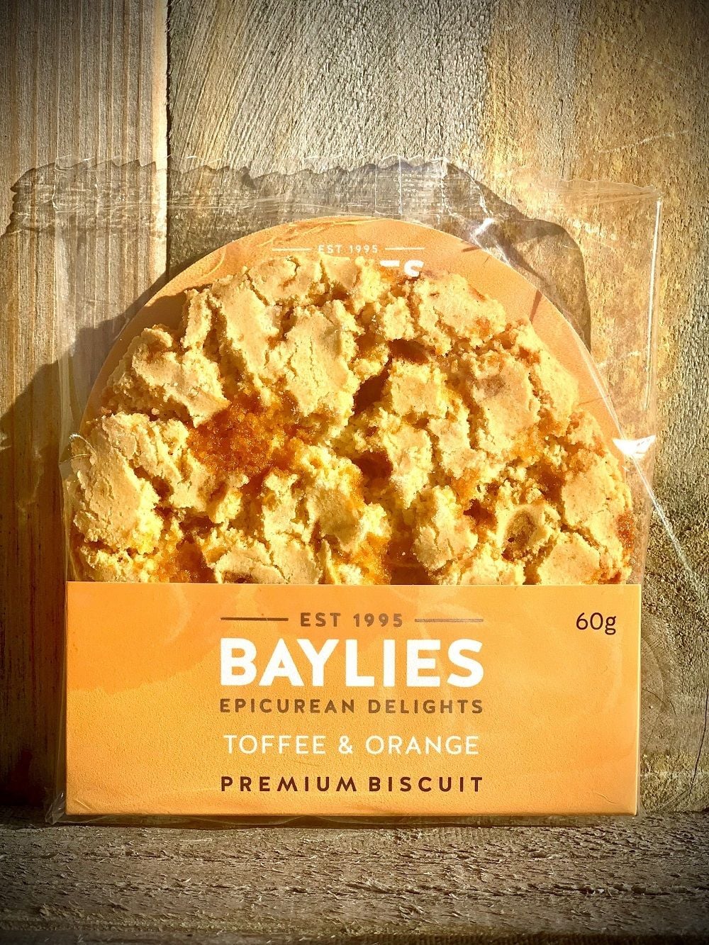 Baylies Premium Toffee & Orange Biscuits 60g (Pk 12) Baylies Premium Toffee & Orange Biscuits 60g (Pk 12)