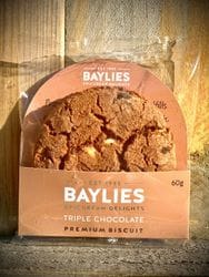 Baylies Premium Triple Chocolate Biscuits 60g (Pk 12)