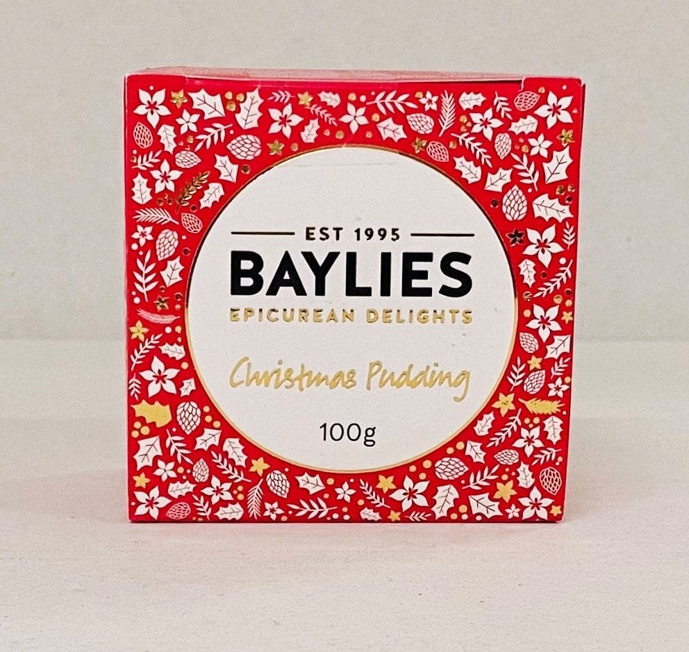 Baylies Christmas Pudding Gift Boxed 100g