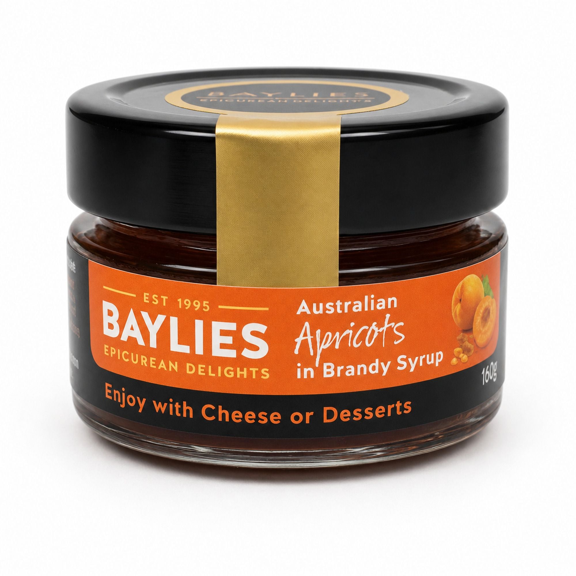 Baylies Australian Apricots in Brandy Syrup 160g