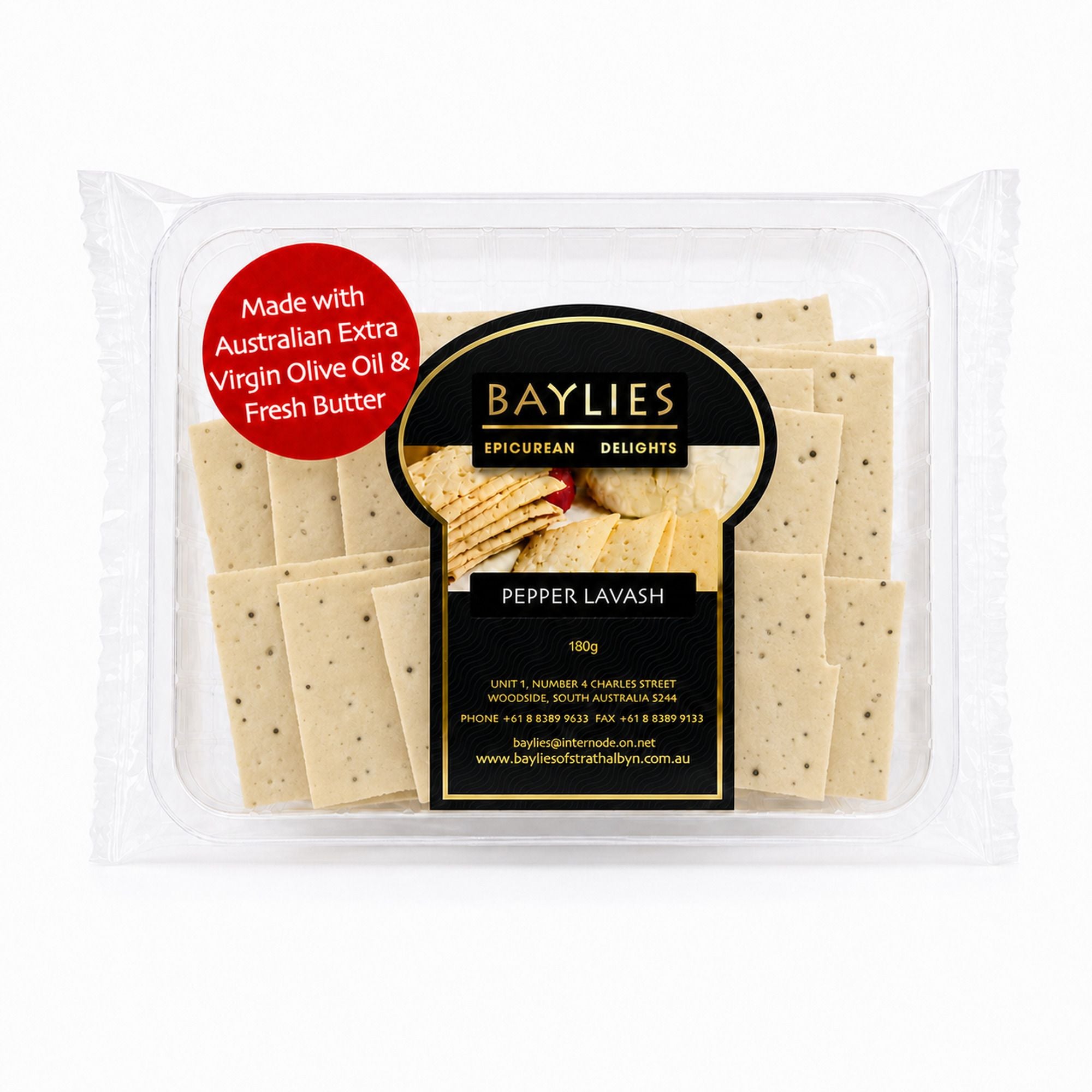 Baylies Pepper Lavash 180g