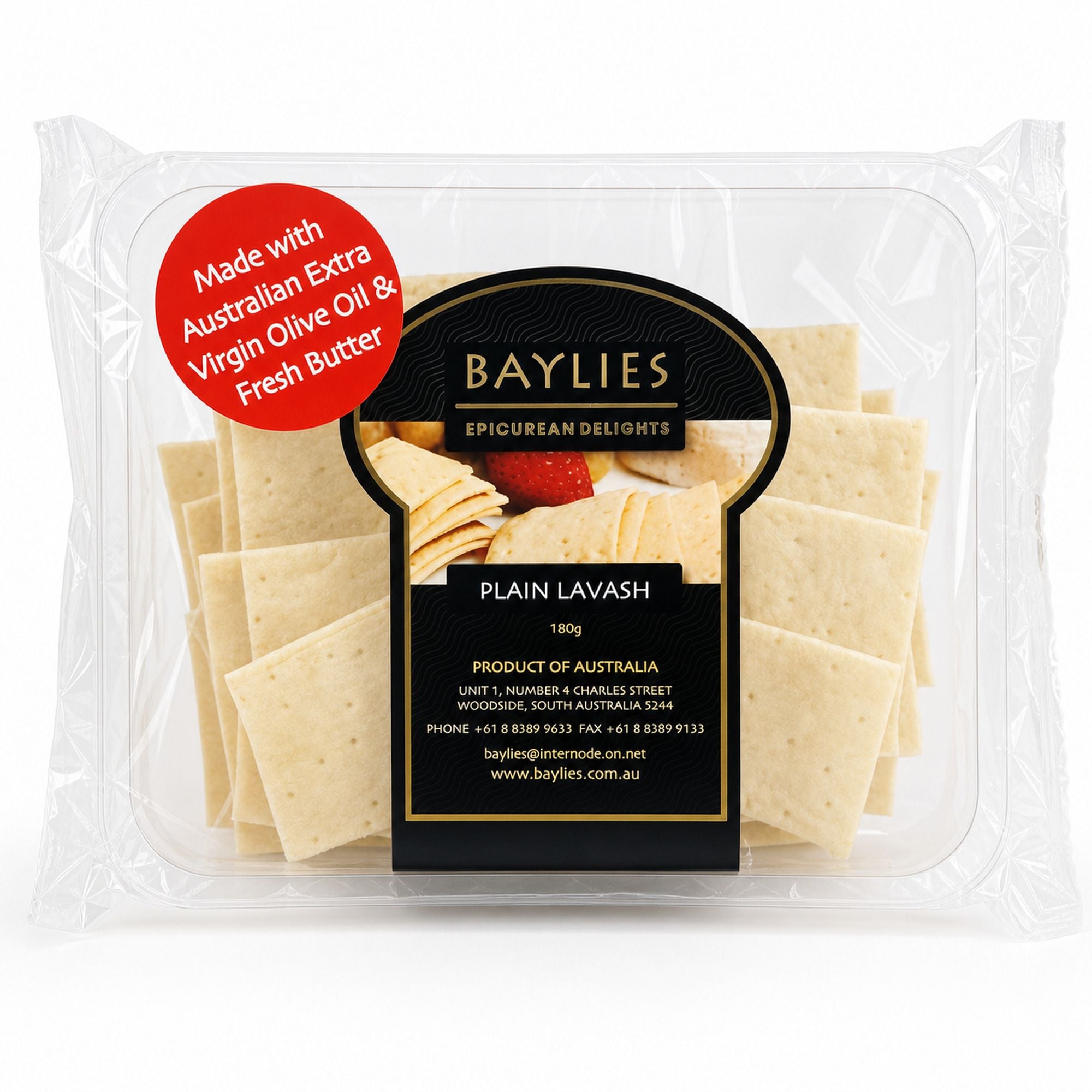 Baylies Plain Lavash 180g