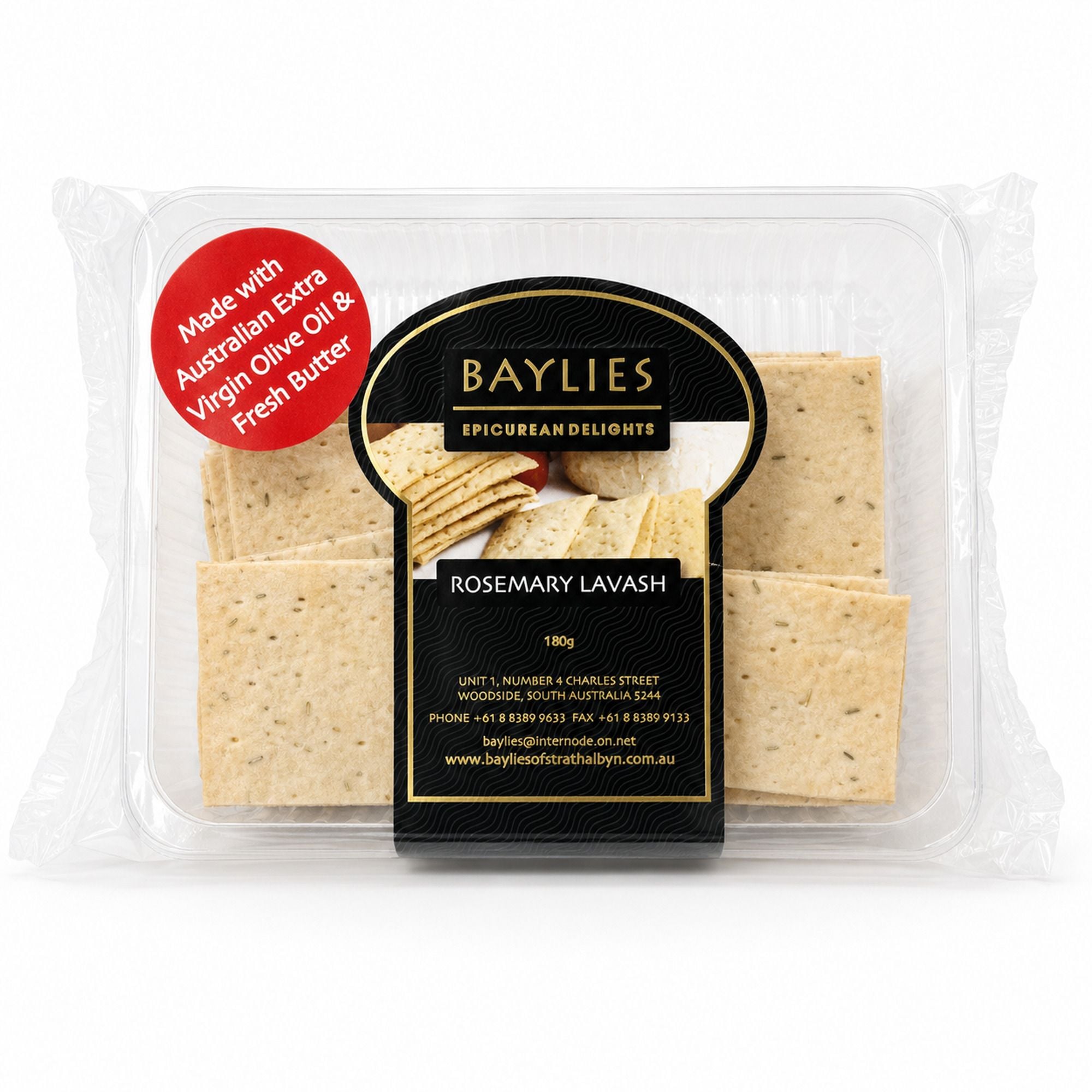 Baylies Rosemary Lavash 180g