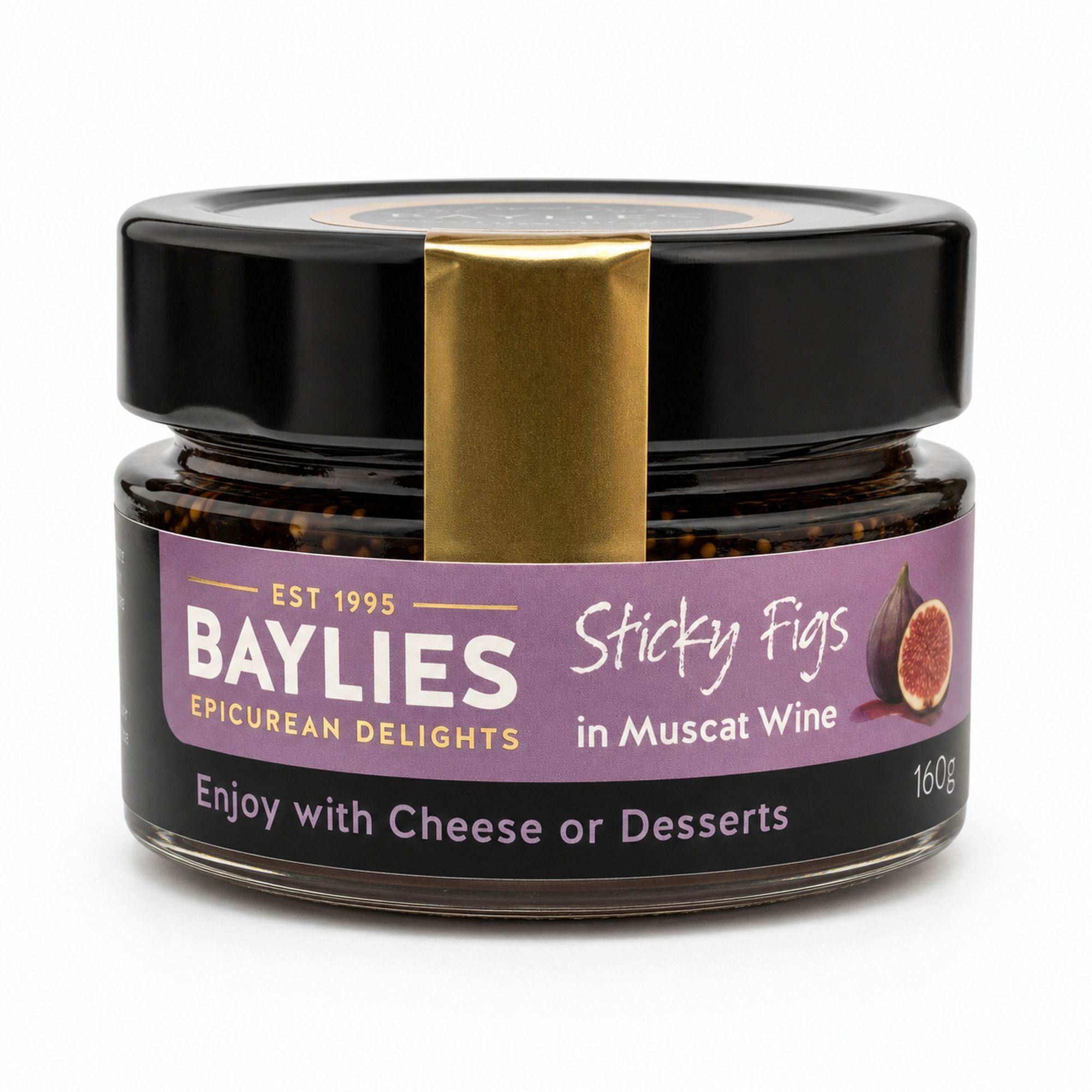 Baylies Sticky Figs in Muscat Wine 160g