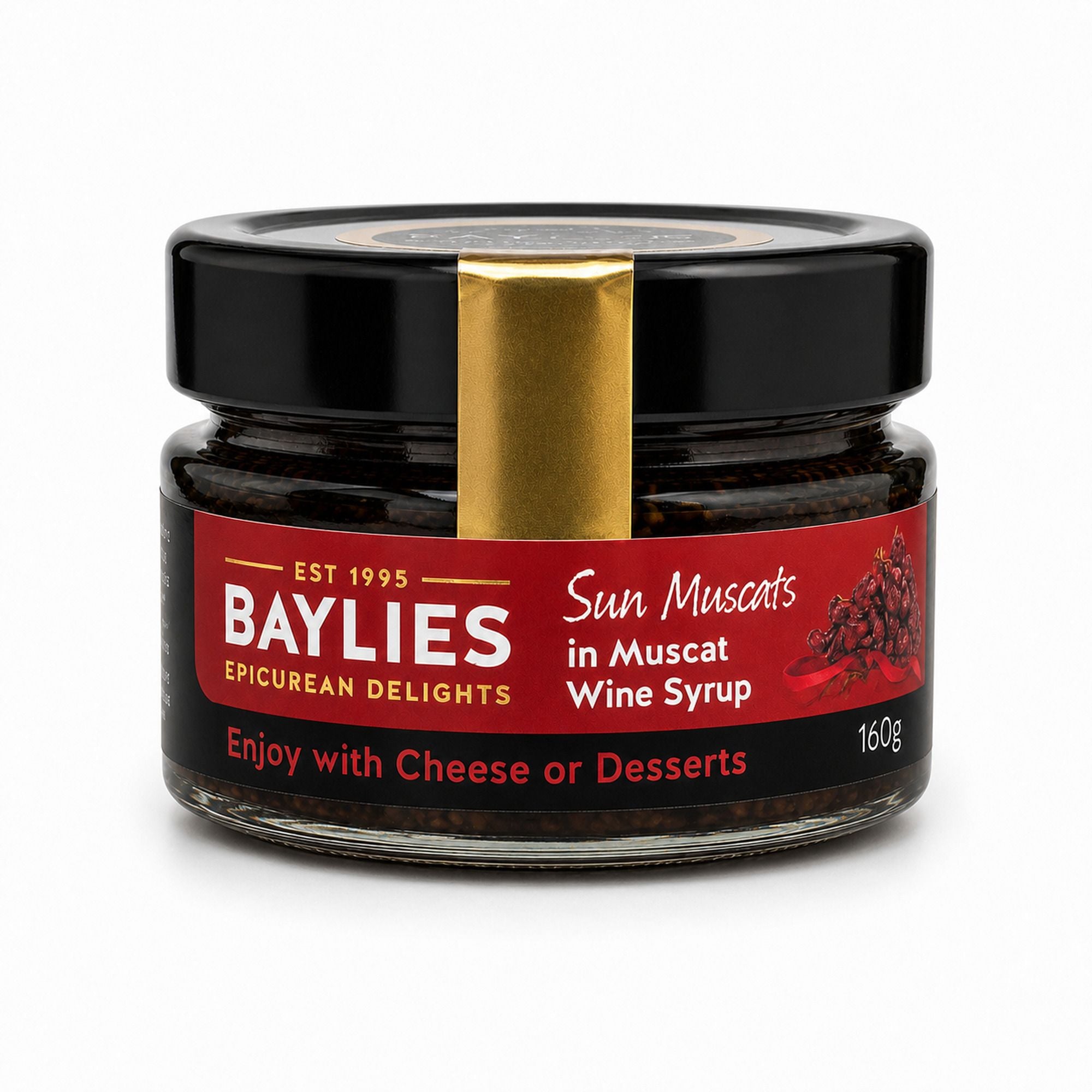 Baylies Sun Muscats in Muscat Wine Syrup 160g