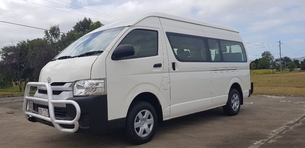 Mine spec bus hire in Cairns