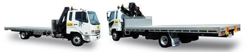 truck with crane hire