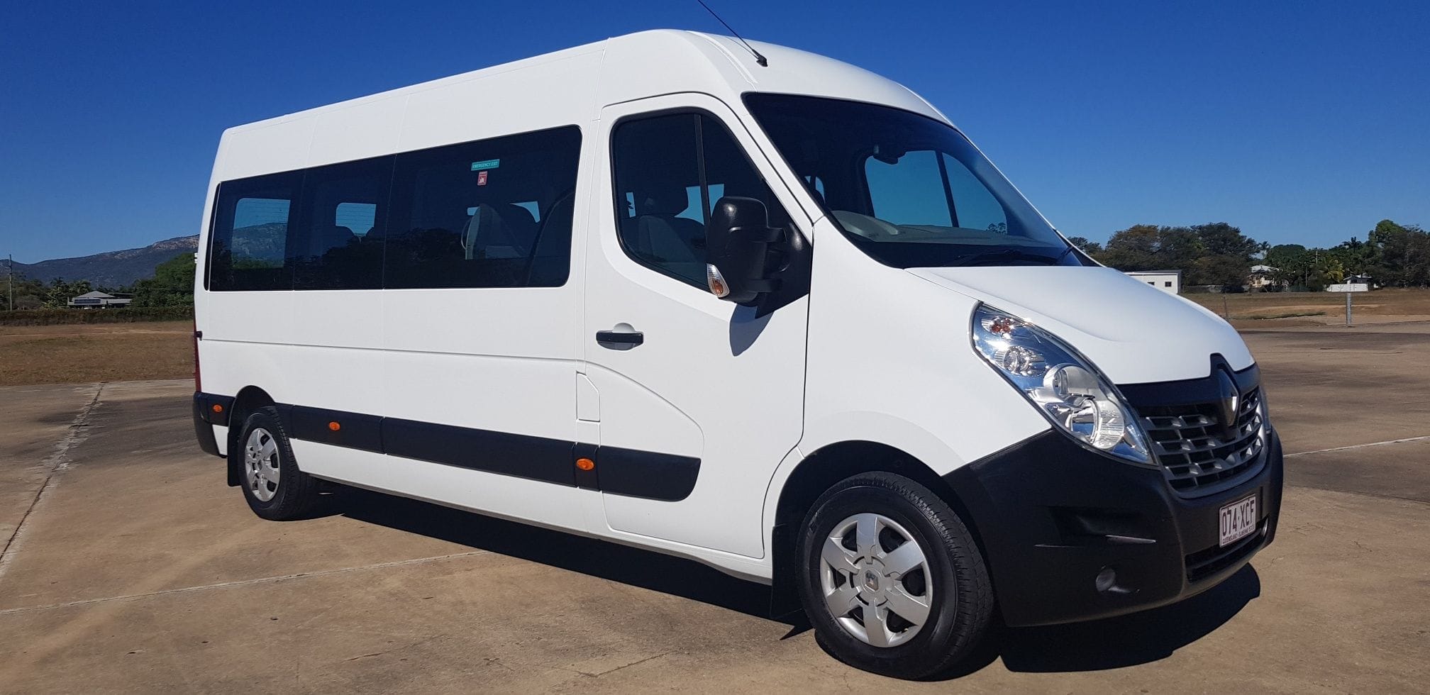 12 seater van hire in north queensland