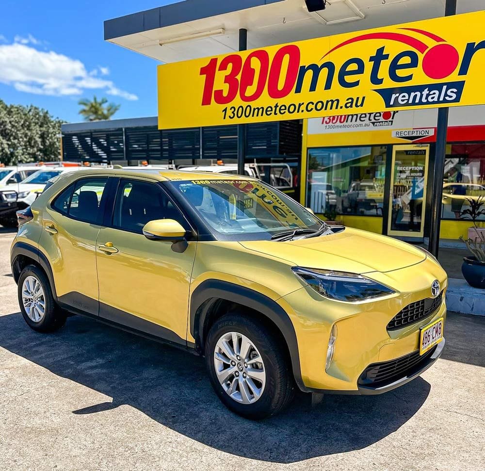 A Yellow 4x4 Car Rental 