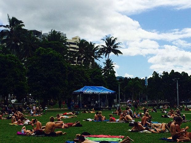 cairns car hire - cairns esplanade