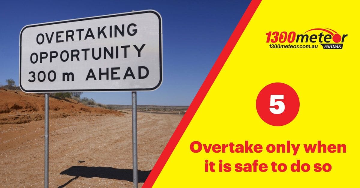 overtaking | 1300 Meteor 7 Tips for Driving in Australia