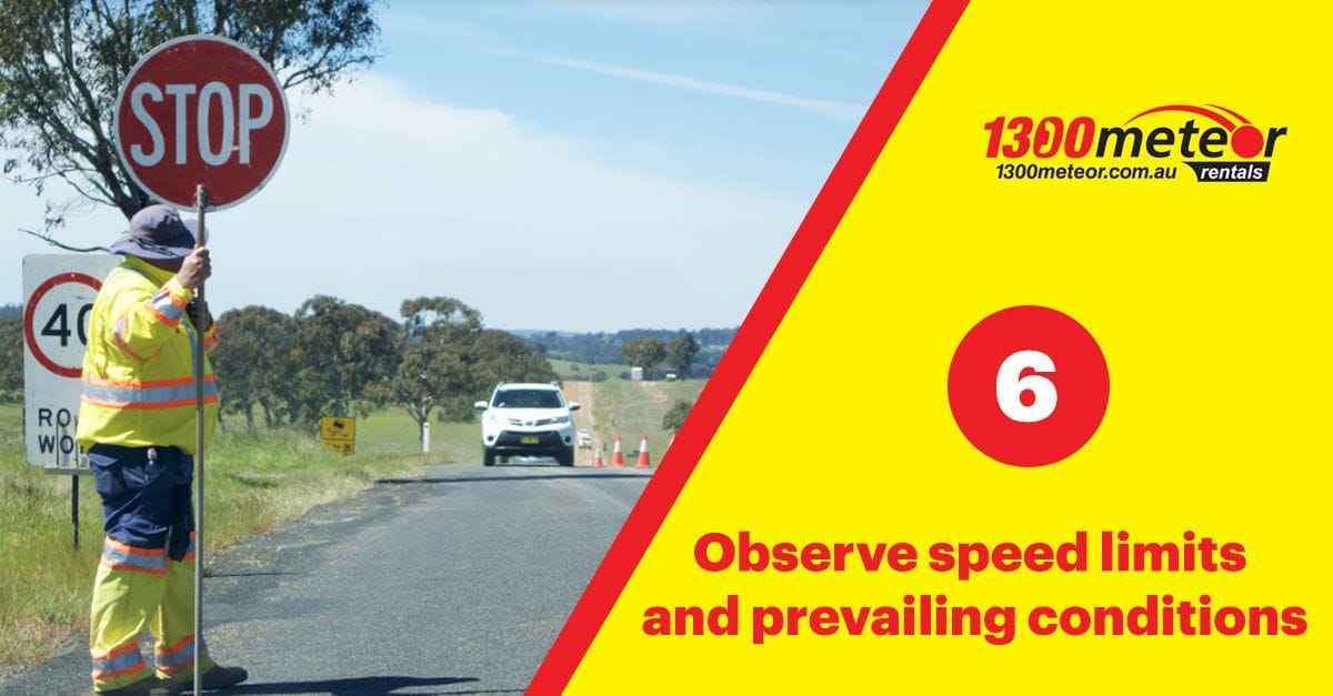 speed limit | 1300 Meteor 7 Tips for Driving in Australia
