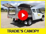 Trade Canopy Ute Hire of 1300 Meteor Rentals in Cairns