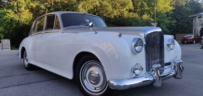 1956 S1 Bentley in Pearl White, A Rolls Choice Livery