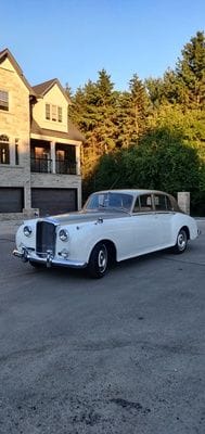 1956 S1 Bentley in Pearl White, A Rolls Choice Livery