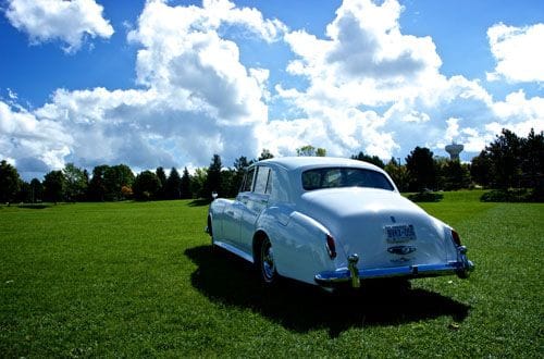 1957 Silver Cloud Rolls Royce in White, A Rolls Choice Livery