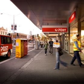 AUSTRALIA POST LICKED ON POLICY