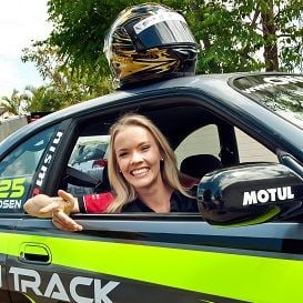COUPLE ALL REVVED UP ABOUT NEW MOTORSPORT VENTURE