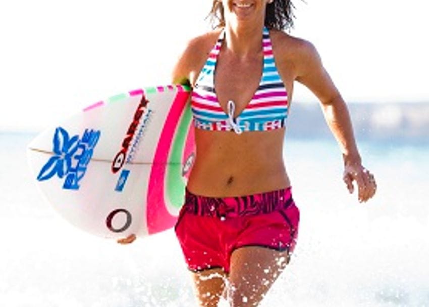 FEMALE SURF CHAMPION'S GETAWAY REVEALED