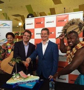 GOLD COASTERS SAY 'BULA' FROM FIJI