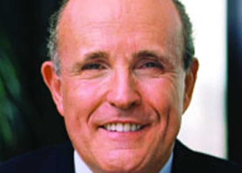 REDUCE CRIME AND ATTRACT BIG BUSINESS, SAYS RUDY GIULIANI