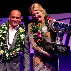 WITNESS THE CROWNING OF SURF WORLD CHAMPIONS