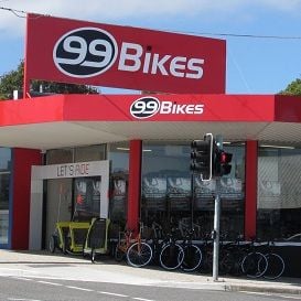 99 BIKES WHEELS INTO CANNON HILL