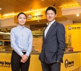 BING BOY BRINGS EAST TO THE WEST