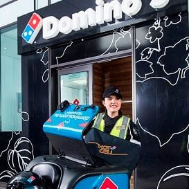 DOMINO'S DEVELOPS NEW TRACKING TECHNOLOGY