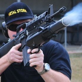 WEAPONS-MAKER DROPS A BOMB