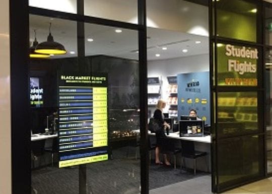 STYLISH NEW STORE FOR STUDENT FLIGHTS