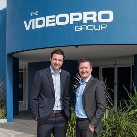 EXECUTIVES TAKE A SLICE OF VIDEOPRO