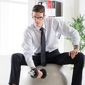 NEW CAMPAIGN SLAMS INACTIVITY AT THE OFFICE