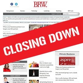 BRW TO SHUT DOWN