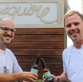 TOP CHEF CRACKS A COLD ONE FOR THE REEF