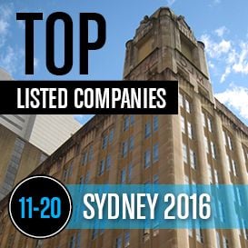 2016 SYDNEY TOP LISTED COMPANIES 11-20