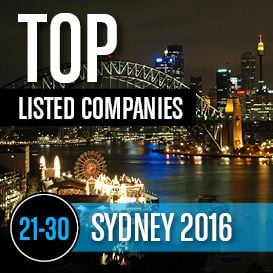 2016 SYDNEY TOP LISTED COMPANIES 21-30
