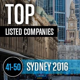 2016 SYDNEY TOP LISTED COMPANIES 41-50