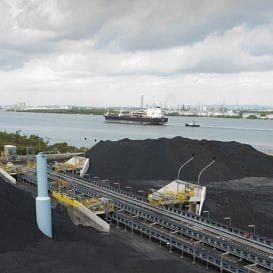 BRISBANE COAL TERMINAL REOPENS AFTER SHIPLOADER REPAIR