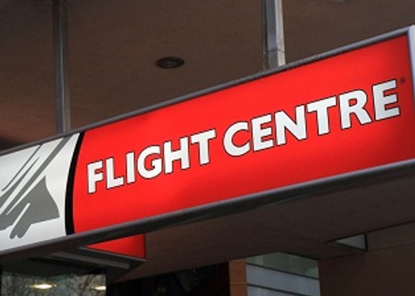 VOLATILE INDUSTRY CLIPS FLIGHT CENTRE'S WINGS